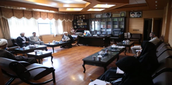 دیدار هیات رییسه ی دانشگاه فرهنگیان استان قزوین با رییس کل دادگستری استان 2