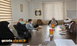 دیدار هیات رییسه دانشگاه فرهنگیان استان قزوین با مدیریت حوزه علمیه خواهران استان 2
