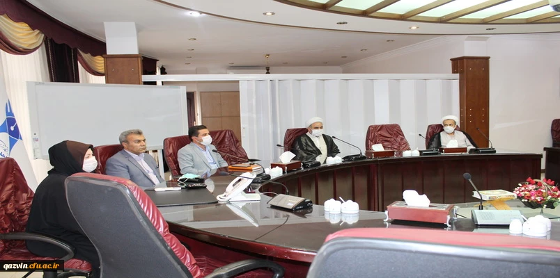 دیدار هیات رییسه دانشگاه فرهنگیان استان قزوین با ریاست دانشگاه آزاد اسلامی استان  2