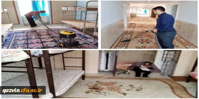 در راستای اجرای پروتکل های بهداشتی ستاد مبارزه با کرونا در استان قزوین صورت گرفت:

ضد عفونی و نظافت بلوک های خوابگاهی پردیس شهید رجایی استان قزوین ( برادران )