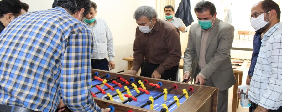 بازدید مدیریت امور پردیس ها از روند برگزاری مسابقات ورزشی به مناسبت هفته دفاع مقدس