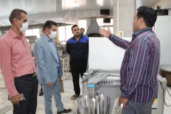 بازدید مدیریت امور پردیس ها از آشپزخانه
