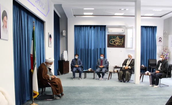 دیدار رییس بسیج اساتید دانشگاه فرهنگیان کشور با نماینده مقام معظم رهبری و سپاه صاحب الامر (عج) در استان قزوین 3