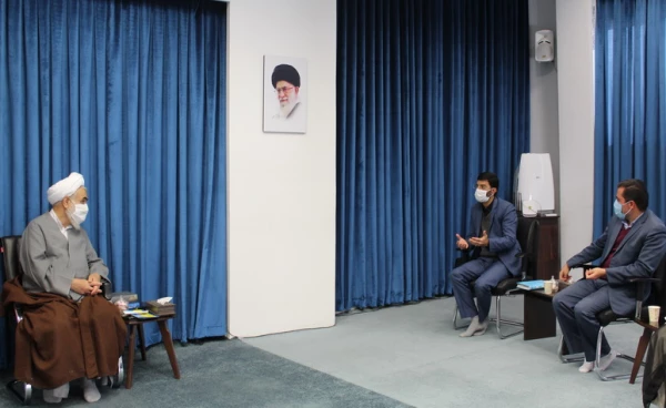دیدار رییس بسیج اساتید دانشگاه فرهنگیان کشور با نماینده مقام معظم رهبری و سپاه صاحب الامر (عج) در استان قزوین 4