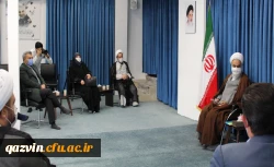 دیدار رییس بسیج اساتید دانشگاه فرهنگیان کشور با نماینده مقام معظم رهبری و سپاه صاحب الامر (عج) در استان قزوین 5