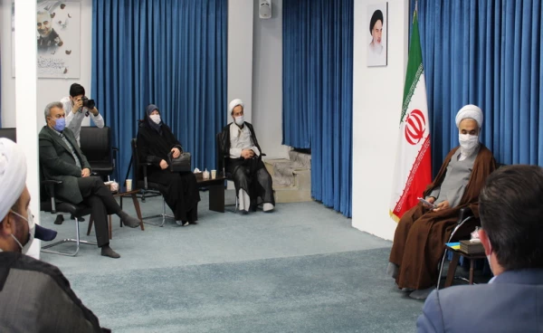 دیدار رییس بسیج اساتید دانشگاه فرهنگیان کشور با نماینده مقام معظم رهبری و سپاه صاحب الامر (عج) در استان قزوین 5