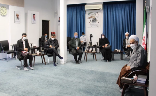 دیدار رییس بسیج اساتید دانشگاه فرهنگیان کشور با نماینده مقام معظم رهبری و سپاه صاحب الامر (عج) در استان قزوین 6