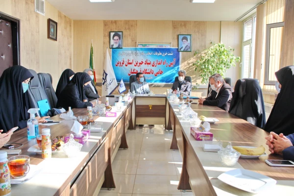 نشست خبری مطبوعات، اصحاب رسانه و جراید کشوری و محلی در آیین راه اندازی بنیاد خیرین استان قزوین حامی دانشگاه فرهنگیان  4