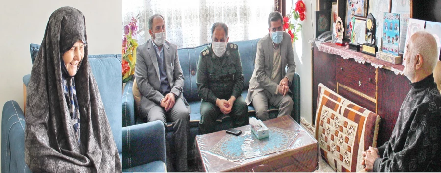 دیدار اعضای هیات رییسه دانشگاه فرهنگیان قزوین با خانواده محترم شهدا