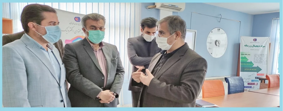 بازدید از مرکز آموزش های الکترونیکی و غیر حضوری سازمان فنی و حرفه ای استان 