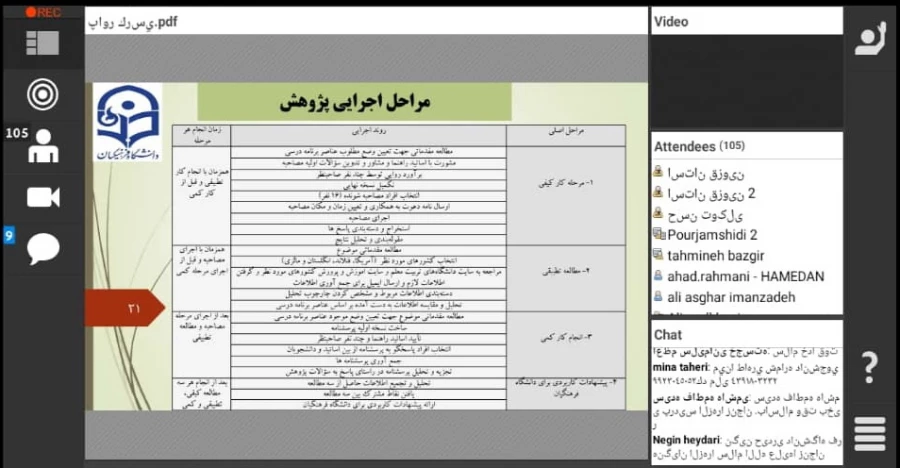 کرسی نقد و بررسی "نقد برنامه درسی دانشگاه فرهنگیان برای تربیت معلم فناور " برگزار شد. 2