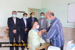واکسیناسیون کارکنان و اعضای هیات علمی دانشگاه فرهنگیان استان قزوین 3