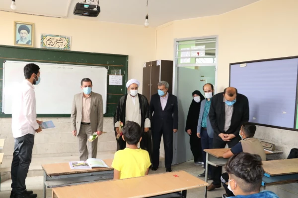 بازدید از اردوی جهاد تربیتی دانشجومعلمان داوطلب تدریس دانشگاه فرهنگیان استان قزوین  6