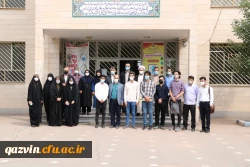 بازدید از اردوی جهاد تربیتی دانشجومعلمان داوطلب تدریس دانشگاه فرهنگیان استان قزوین  7