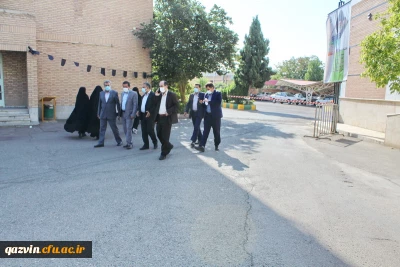 بازدید مدیر کل  برنامه ریزی، خدمات و رفاه دانشجویی سازمان مرکزی و هیات همراه از دانشگاه فرهنگیان قزوین:

بررسی آمادگی پردیس ها جهت شروع نیمسال تحصیلی جدید از دریچه دوربین