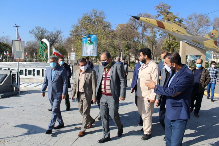 مراسم غبار روبی مزار شهدا 9