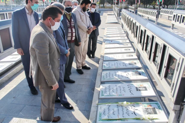 مراسم غبار روبی مزار شهدا 14