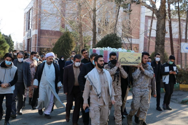 تشییع پیکر مطهر شهید گمنام به روایت تصویر 15