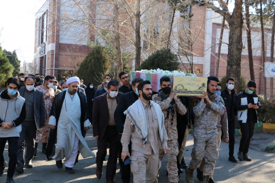 تشییع پیکر مطهر شهید گمنام به روایت تصویر 15