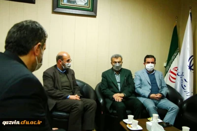 دیدار رئیس و معاونین دانشگاه فرهنگیان قزوین با سرپرست اداره کل آموزش و پرورش استان