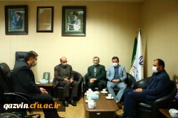 دیدار رئیس و معاونین دانشگاه فرهنگیان قزوین با سرپرست اداره کل آموزش و پرورش استان 5