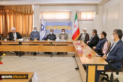 آیین تکریم و معارفه دبیر هم اندیشی استادان دانشگاه فرهنگیان استان قزوین