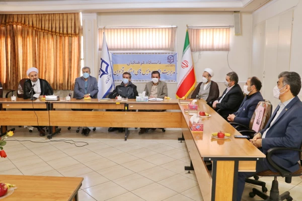 آیین تکریم و معارفه دبیر هم اندیشی استادان دانشگاه فرهنگیان استان قزوین 2