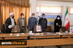 آیین تکریم و معارفه دبیر هم اندیشی استادان دانشگاه فرهنگیان استان قزوین 7