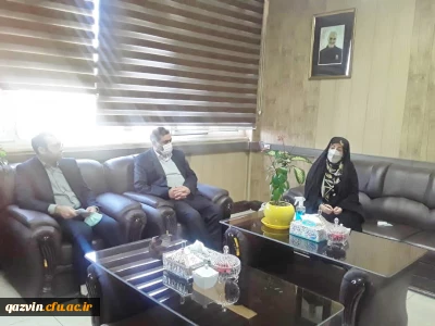 بازدید ناظر فعالیت های فرهنگی و اجتماعی دانشگاه فرهنگیان از پردیس های قزوین 