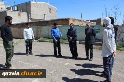 جهاد تعطیل نیست؛ نوروز متفاوت بسیج دانشجویی دانشگاه فرهنگیان استان قزوین در اردوی جهادی 6