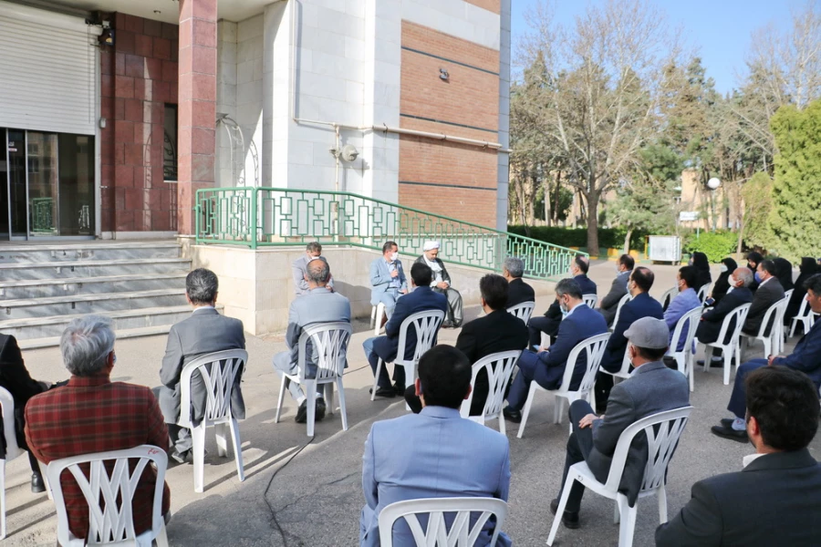 آیین دید و بازدید نوروزی کارکنان با حضور هیأت محترم رئیسه دانشگاه 5