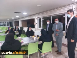 بازدید معاون نظارت و ارزیابی از امکانات رفاهی دانشگاه 2