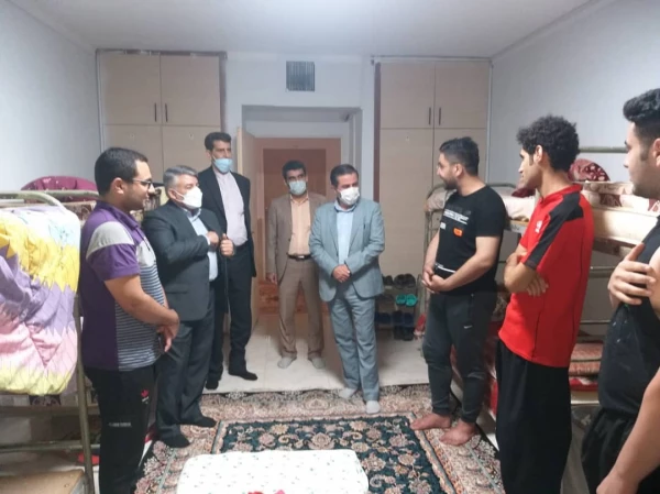 بازدید معاون نظارت و ارزیابی از امکانات رفاهی دانشگاه 4