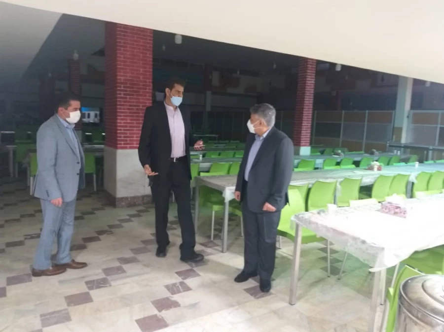 بازدید معاون نظارت و ارزیابی از امکانات رفاهی دانشگاه 5