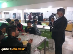 بازدید معاون نظارت و ارزیابی از امکانات رفاهی دانشگاه 9