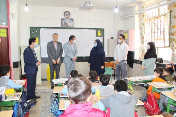 بازدید هیات رئیسه دانشگاه فرهنگیان از مدارس مجری طرح کارورزی 4