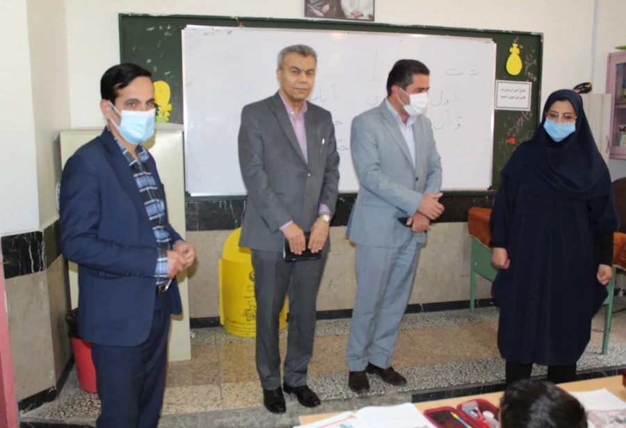 بازدید هیات رئیسه دانشگاه فرهنگیان از مدارس مجری طرح کارورزی 5