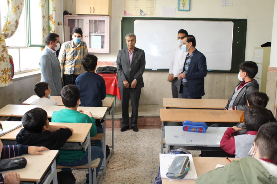 بازدید هیات رئیسه دانشگاه فرهنگیان از مدارس مجری طرح کارورزی 7