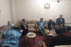 دیدار هیات رئیسه با خانواده های معلمان شهید