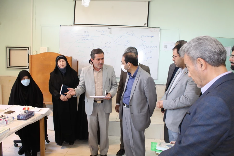 بازدید از فرایند مصاحبه معرفی شدگان چند برابر ظرفیت دانشگاه فرهنگیان 9