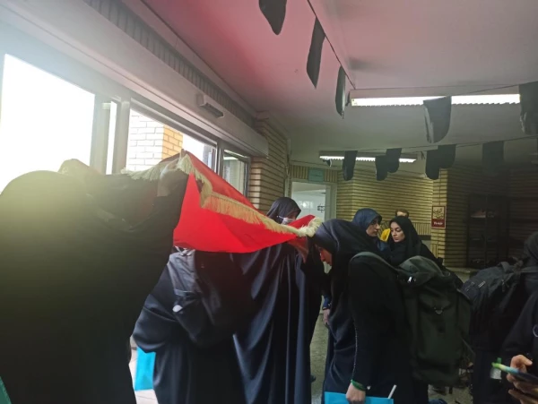 اعزام دانشجو معلمان پردیس شهیده بنت الهدی صدر قزوین به پیاده روی معنوی اربعین 7