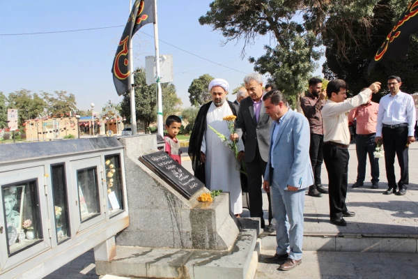 مراسم غبارروبی و تجدید میثاق با آرمان های شهدای والامقام عرصه دفاع مقدس 6