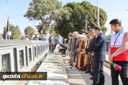 مراسم غبارروبی و تجدید میثاق با آرمان های شهدای والامقام عرصه دفاع مقدس 8