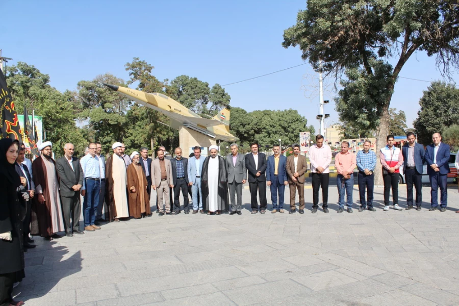 مراسم غبارروبی و تجدید میثاق با آرمان های شهدای والامقام عرصه دفاع مقدس 13