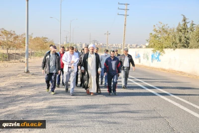 به همت نمایندگی نهاد مقام معظم رهبری و واحد دانشجویی دانشگاه:

برگزاری پیاده روی کارکنان پردیس های دانشگاه فرهنگیان قزوین