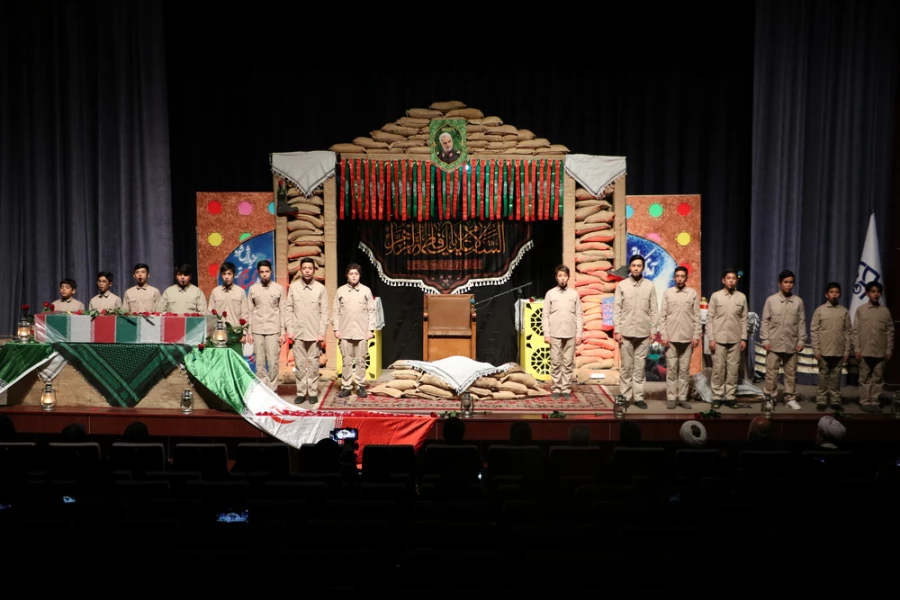 تشییع و تدفین پیکر مطهر شهید گمنام 4