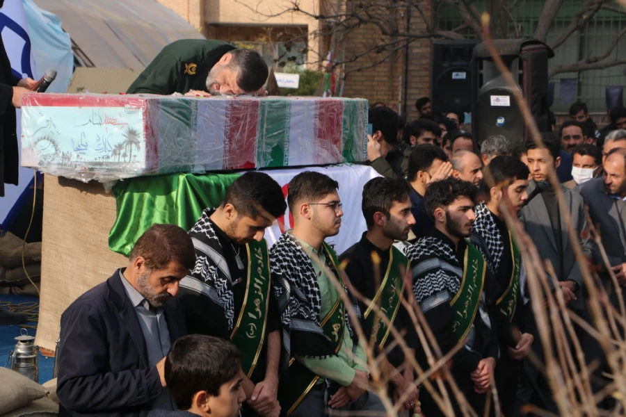 تشییع و تدفین پیکر مطهر شهید گمنام 12