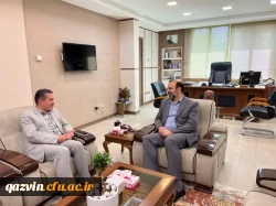 نشست صمیمی مدیر امور استانی دانشگاه فرهنگیان قزوین با معاون سیاسی امنیتی 2