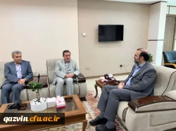 نشست صمیمی مدیر امور استانی دانشگاه فرهنگیان قزوین با معاون سیاسی امنیتی 3