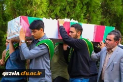 تشییع شهید خوشنام در دانشگاه فرهنگیان قزوین 9